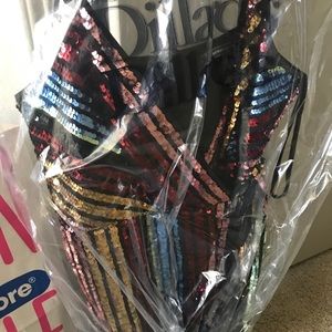 BCBG sequin dress. Size 10
